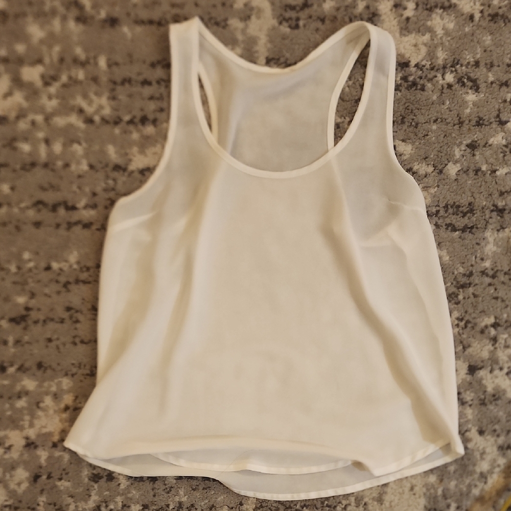 Women's White Tank Top